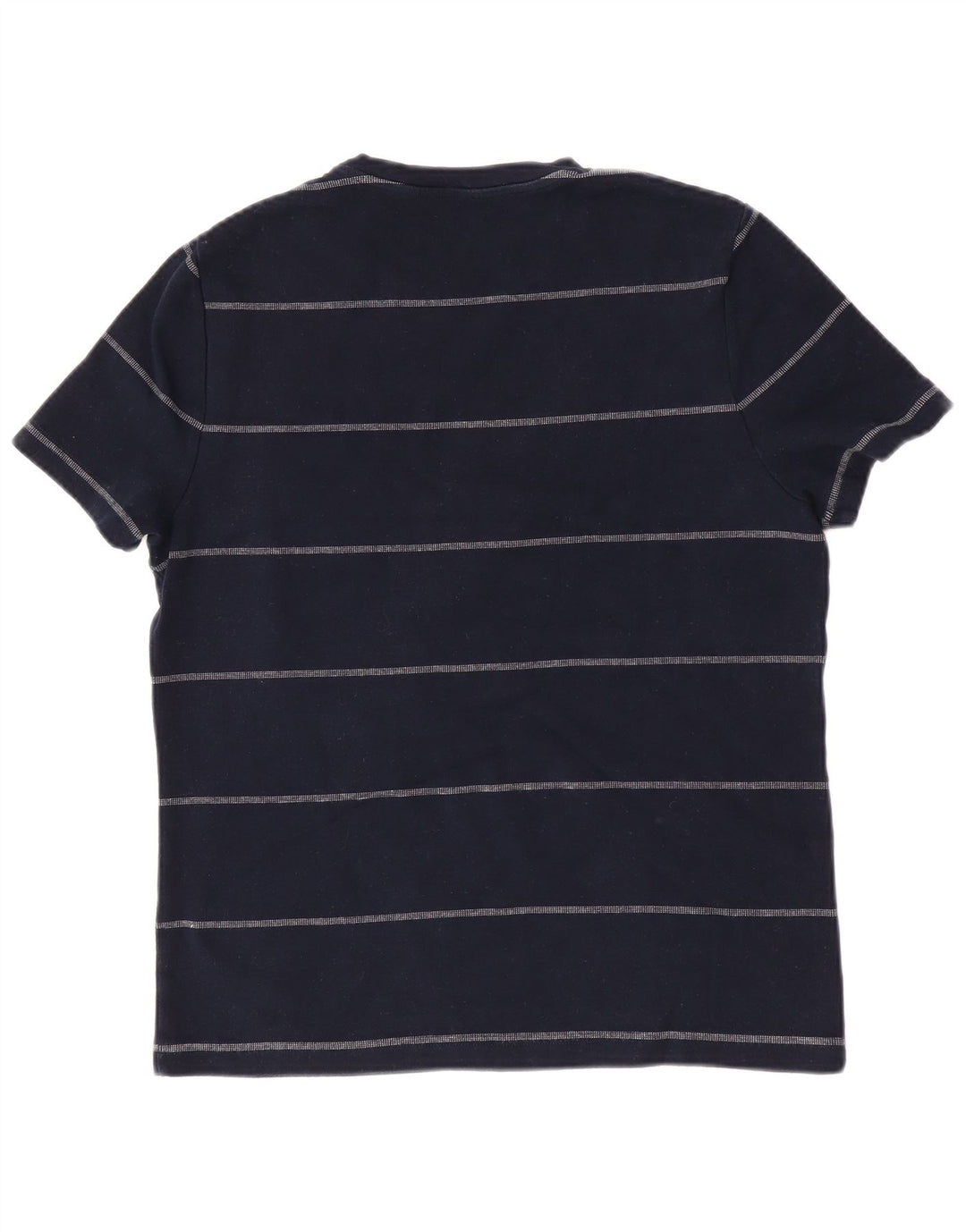 Marks & Spencer Herre Regular Fit T-shirt Top Mellem marineblå stribet