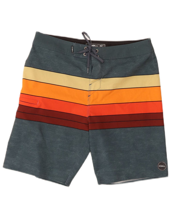 O'Neill Badeshorts til mænd Medium flerfarvet stribet polyester