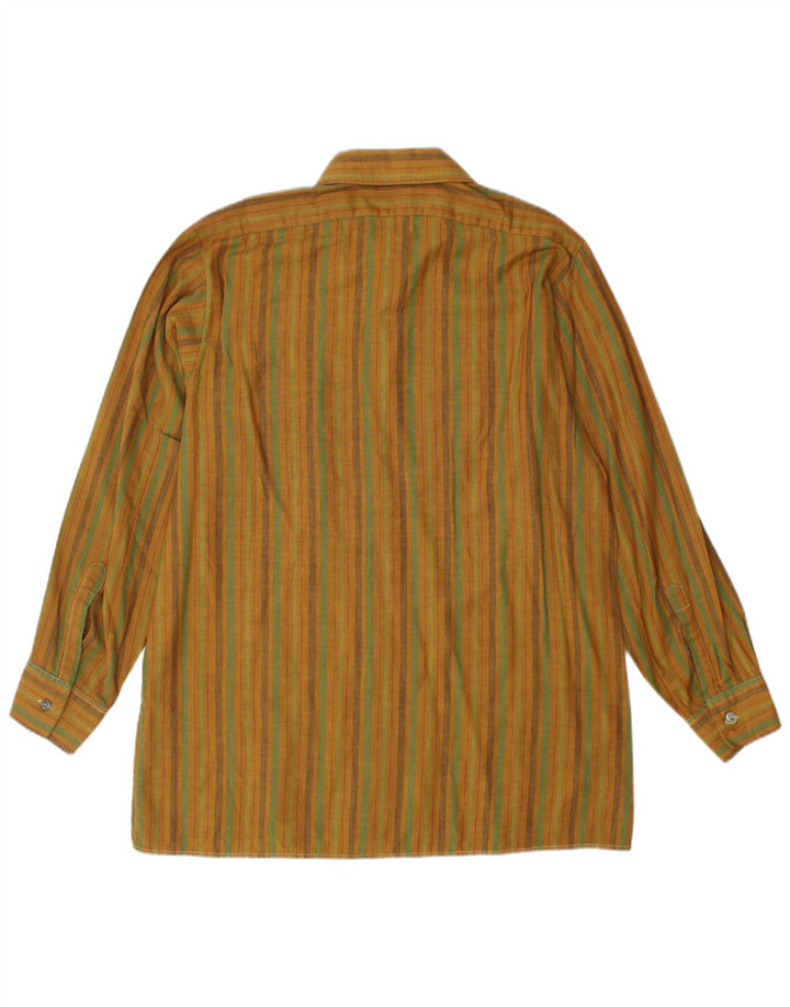 Vintage herreskjorte medium gul stribet