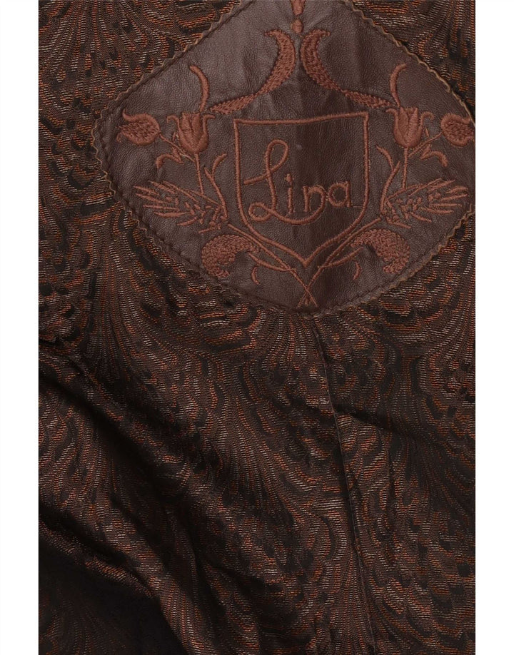 Vintage overfrakke til kvinder UK 18 XL Brun