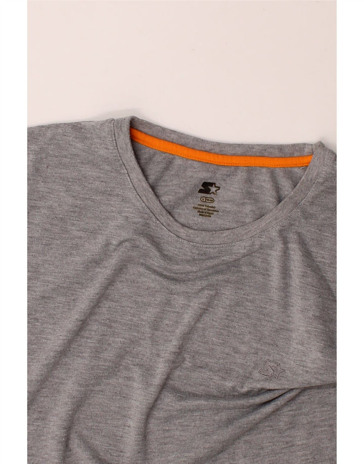 STARTER Mens Vest Top UK 42/44 Large Grey Polyester Vintage Starter and Second-Hand Starter from Messina Hembry 