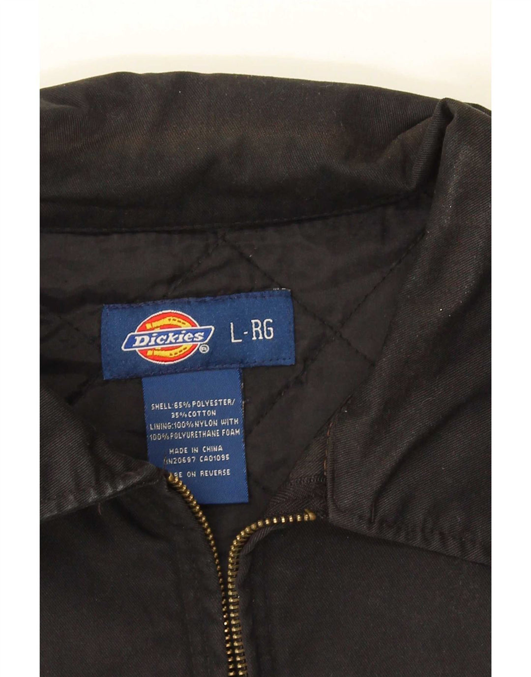 Dickies Herre Bomber Jacket UK 40 Large Black Polyester