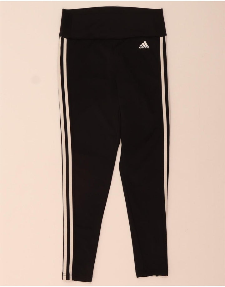 ADIDAS Aeroready Leggings til kvinder UK 12/14 Medium Black Polyester