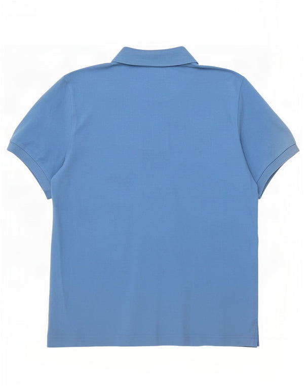 Kappa Dame Polo Shirt UK 18 XL Blå Bomuld