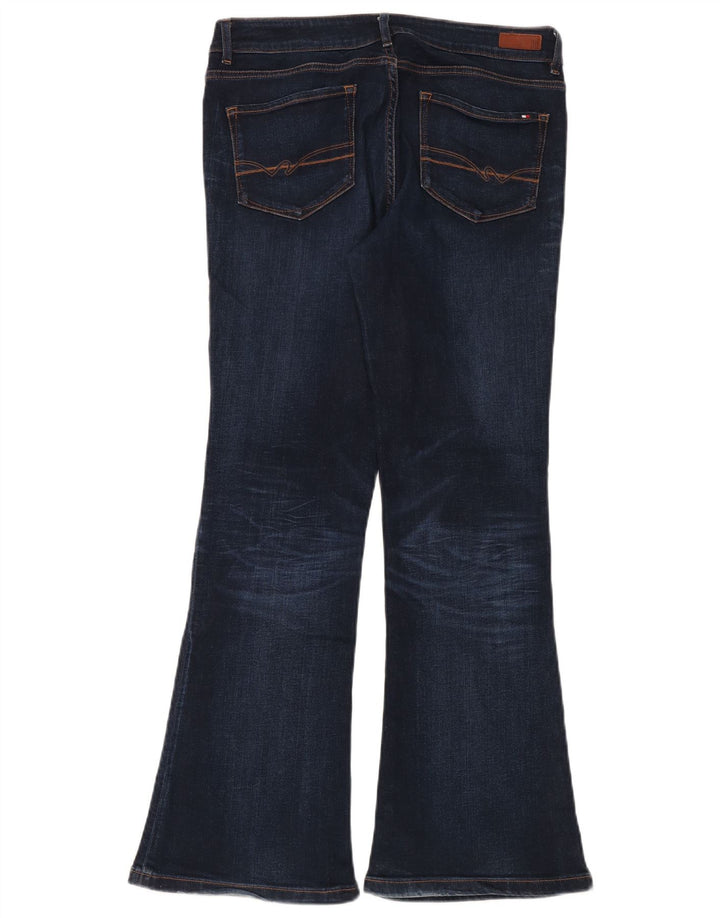 Tommy Hilfiger Dame Rome Regular Fit Bootcut Jeans W32 L32 Marineblå