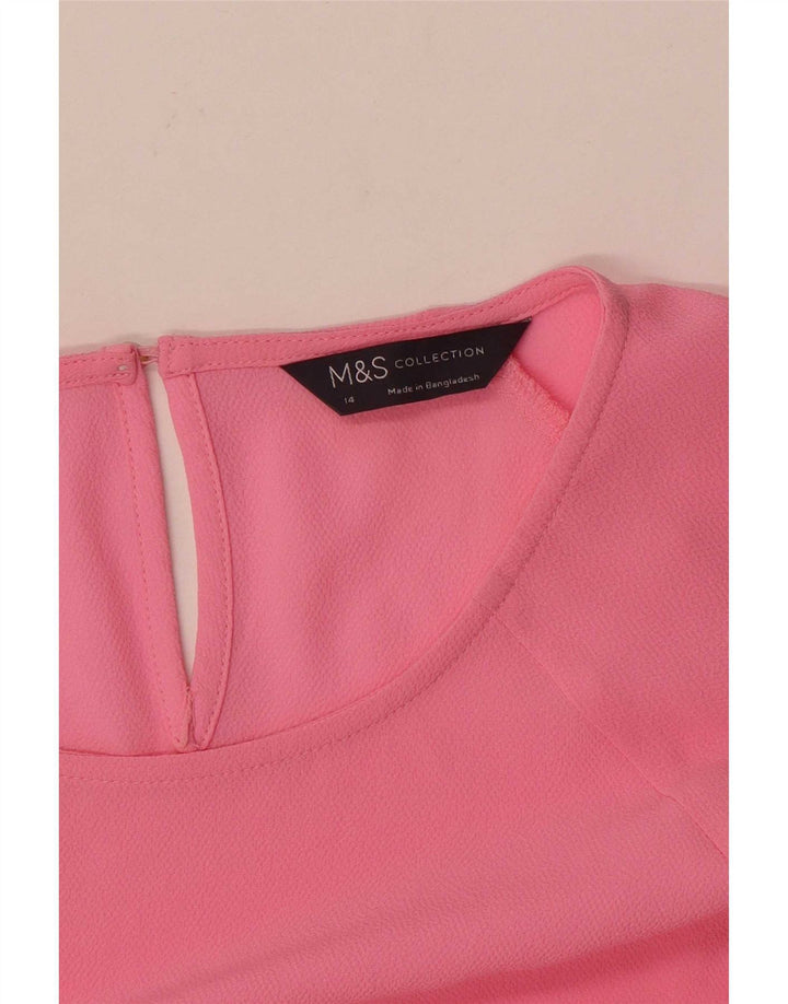 Marks & Spencer Damebluse Top UK 14 Large Pink