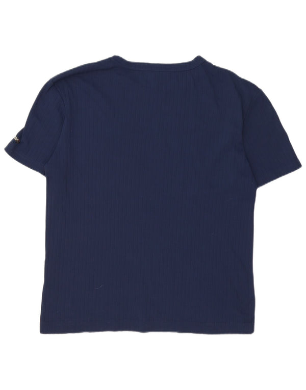 Guess T-shirt top til kvinder UK 18 XL marineblå