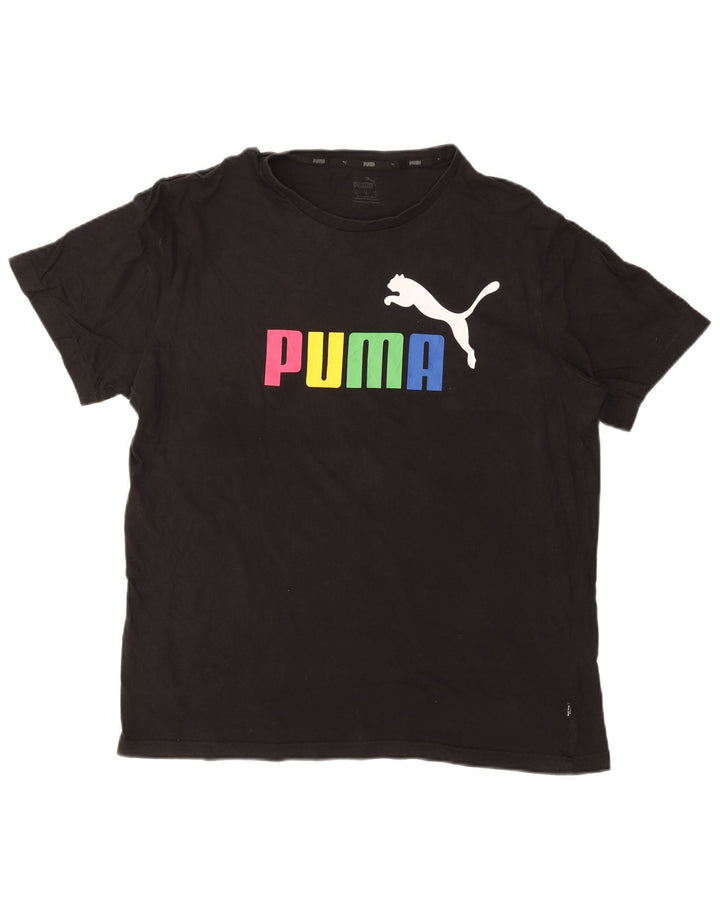PUMA Herre grafisk T-shirt Top XL Sort