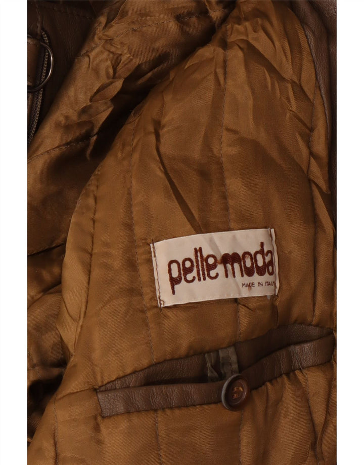 Pelle Moda Herre Læderjakke UK 36 Lille Brun