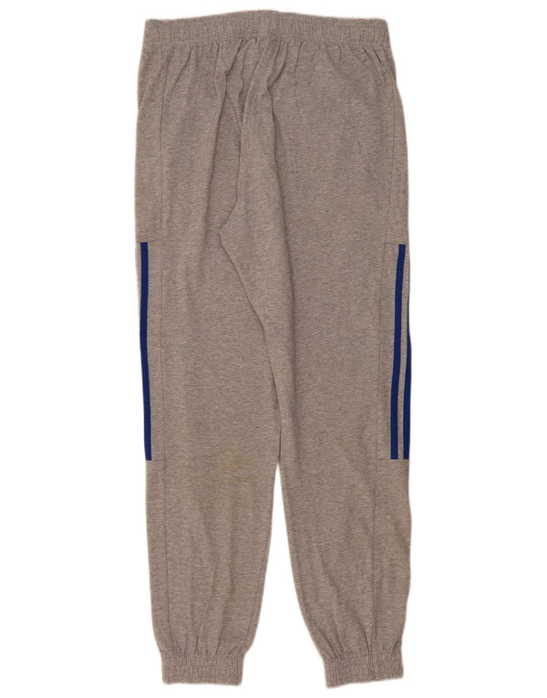Adidas Mens Tracksuit Trousers Joggers Medium Grey Flecked Cotton