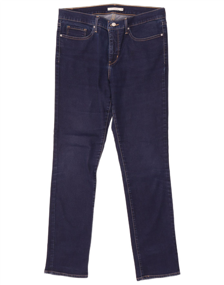 Levi's Dame 312 Shaping Slim Jeans W32 L32 Marineblå Bomuld
