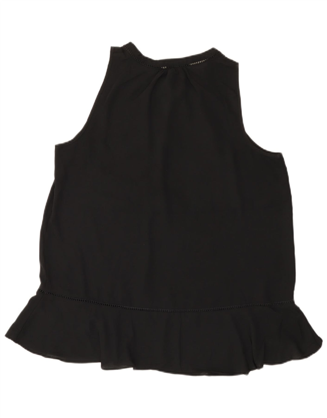 MOSSIMO Dame ærmeløs bluse Top UK 18 XL Sort Polyester