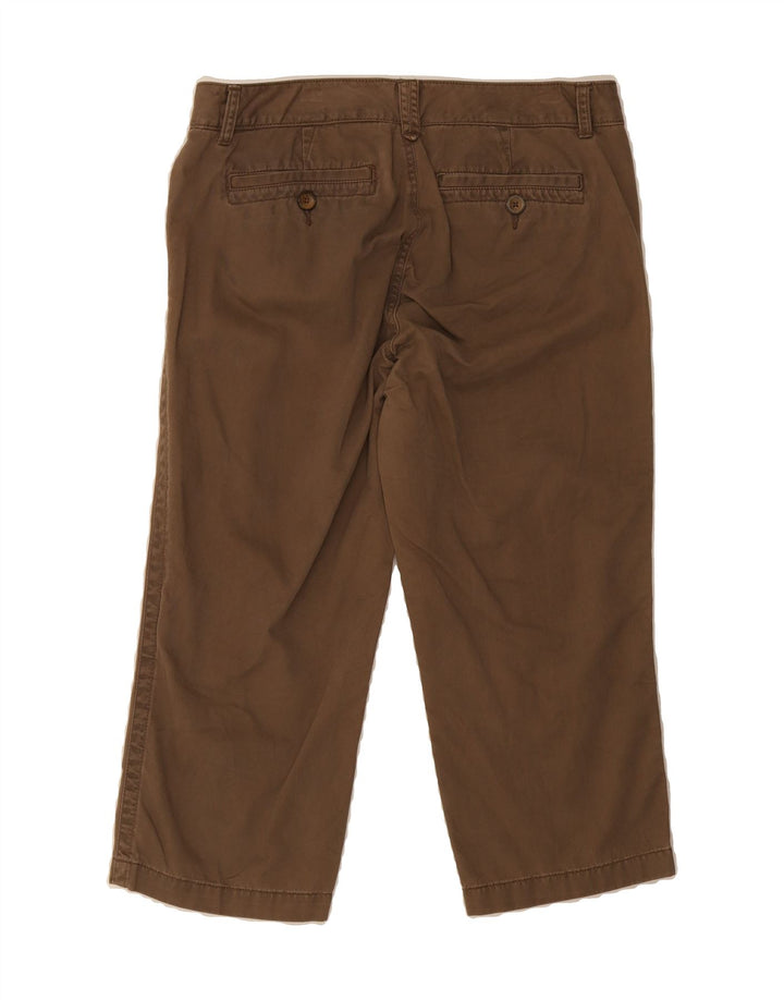 EDDIE BAUER Womens Blakely Fit Capri Trousers US 10 Large W32 L22 Grey Vintage Eddie Bauer and Second-Hand Eddie Bauer from Messina Hembry 