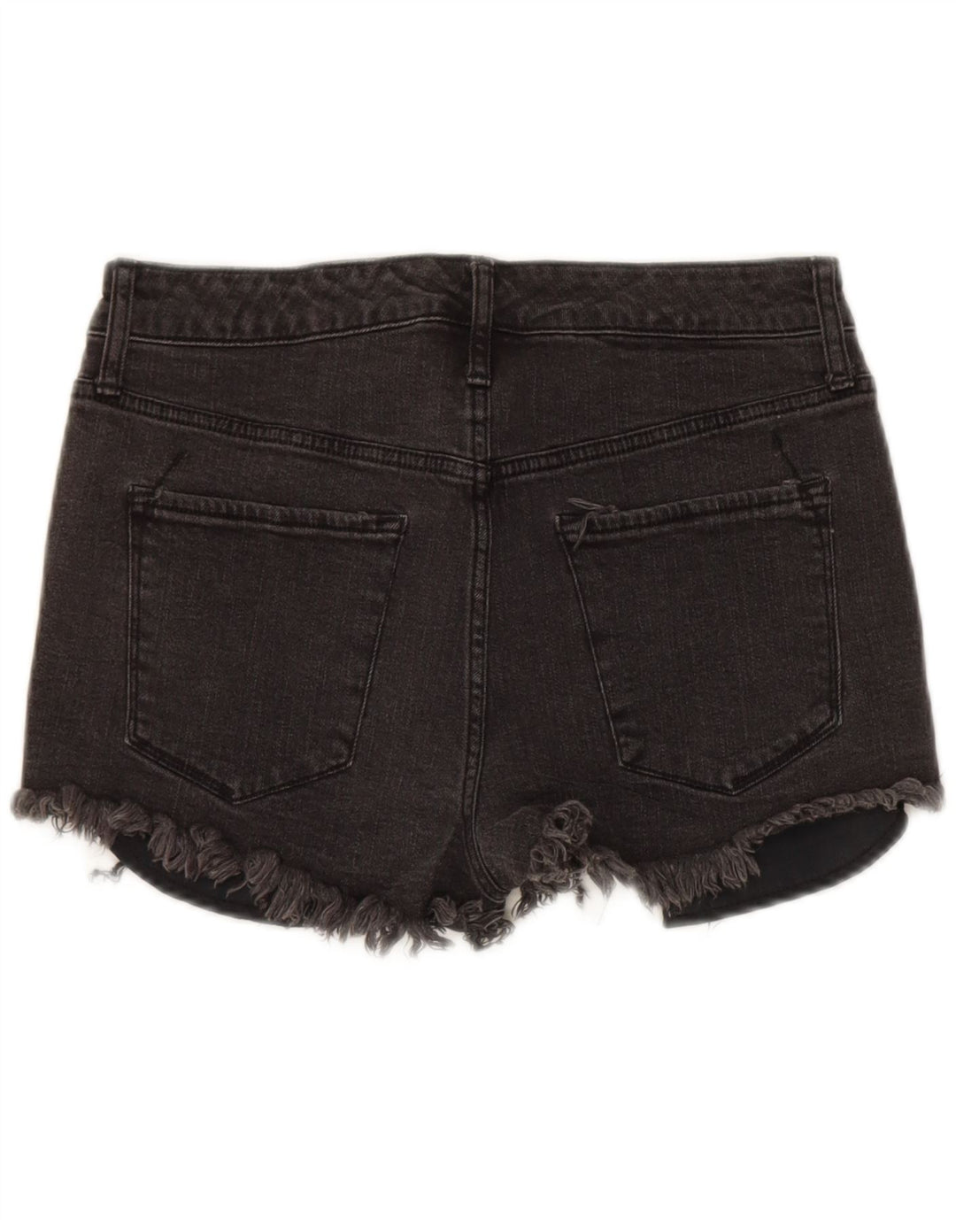 MOSSIMO Womens High Rise Denim Shorts US 10 Large W30 Grey Cotton Vintage Mossimo and Second-Hand Mossimo from Messina Hembry 