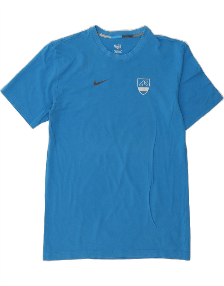 NIKE Mens Graphic T-Shirt Top Medium Blue Cotton Vintage Nike and Second-Hand Nike from Messina Hembry 