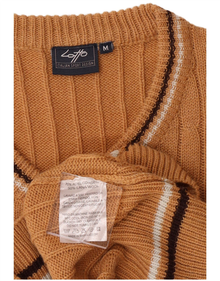 Lotto Herre V-hals sweater Medium Brun Akryl