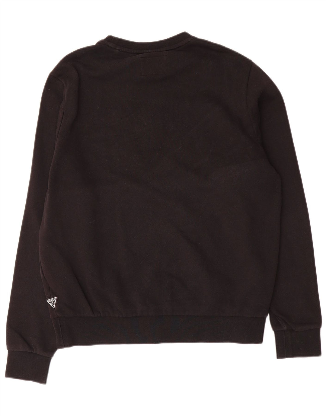 Guess Herre Grafisk Sweatshirt Jumper UK 34 Lille sort bomuld