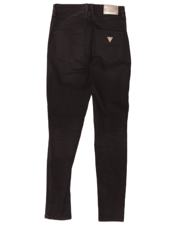Guess Womens High Rise Super Skinny Jeans W28 L28 Sort