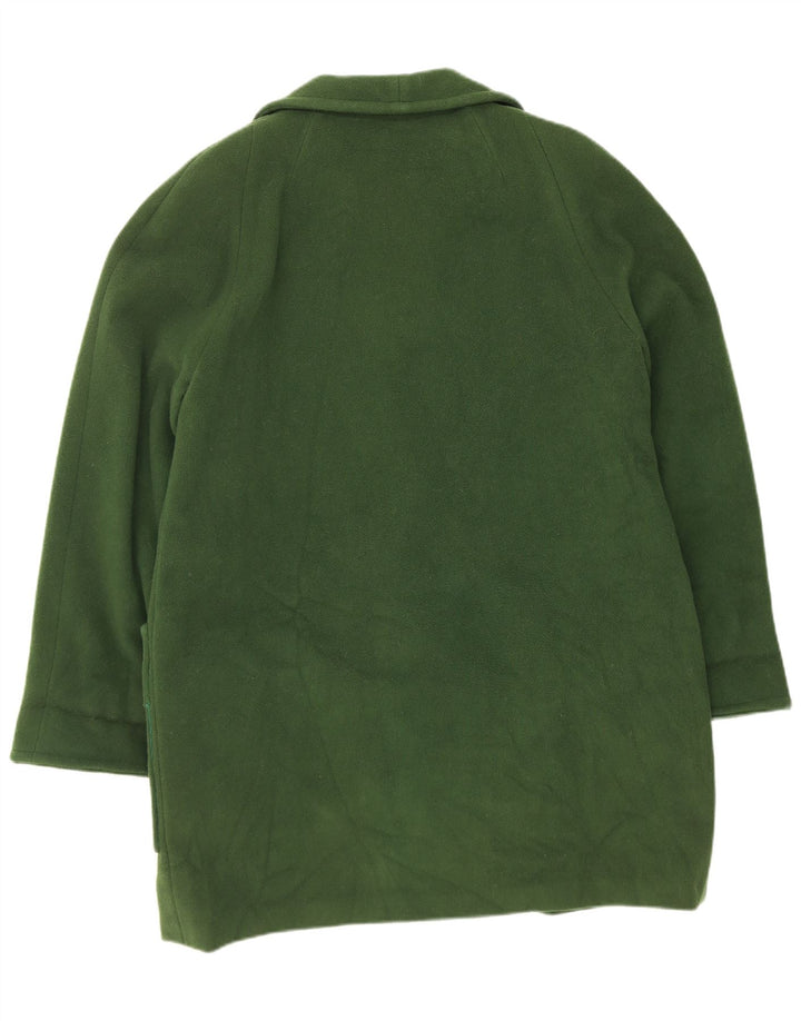 Vintage overfrakke til kvinder UK 14 Medium Green