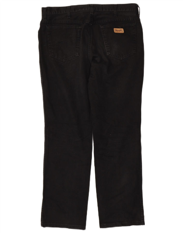 WRANGLER Straight Jeans til mænd W38 L32 Sort