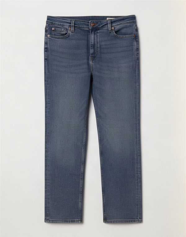 Marks & Spencer Womens The Sienna Straight Jeans UK 16 Large W34 L27 Blue