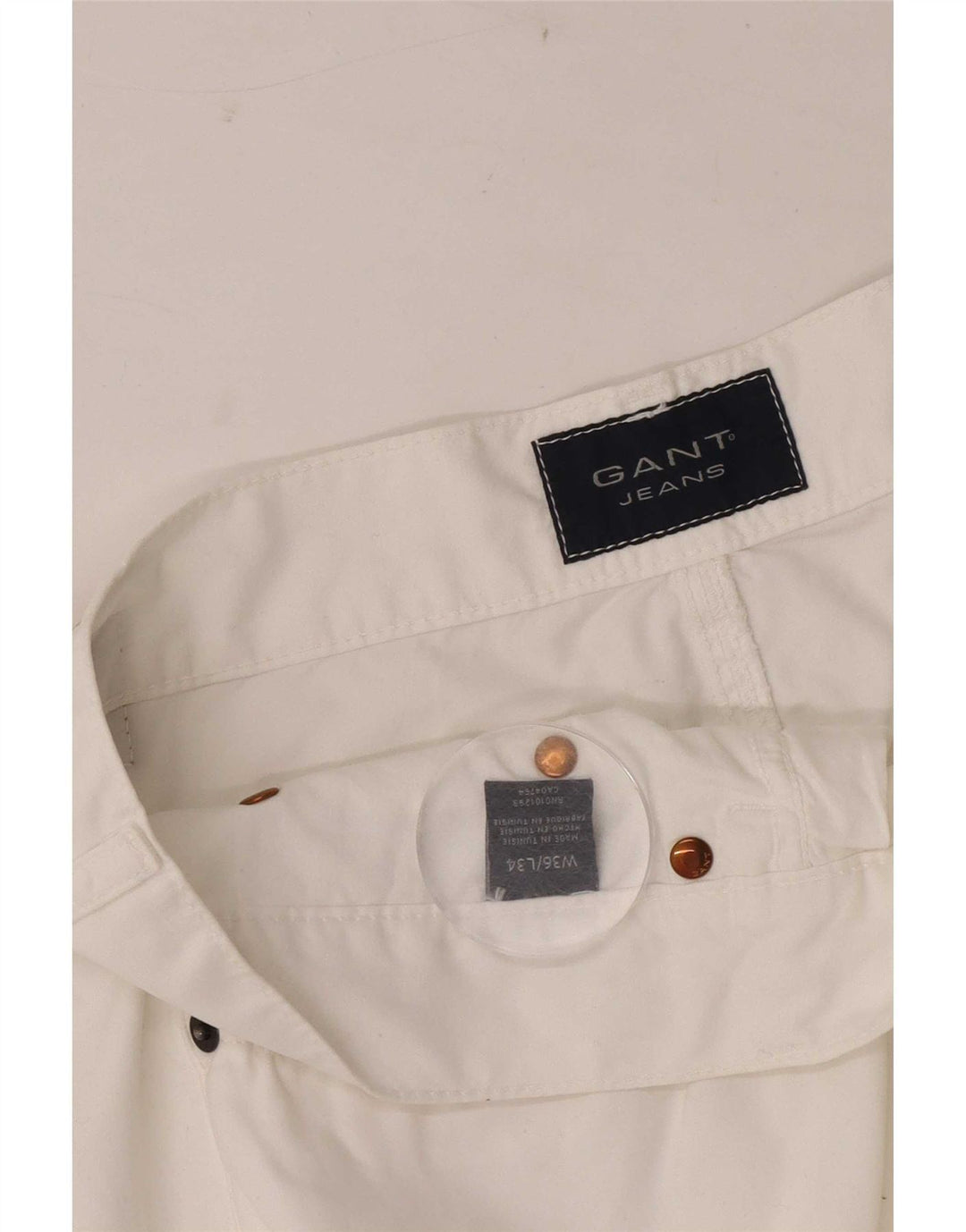 Gant Herre løse jeans W36 L28 Hvid bomuld