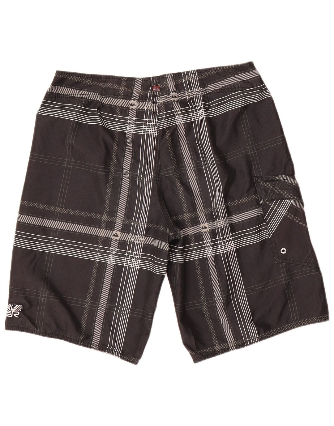 Quiksilver Badeshorts til mænd mellem sort ternet polyester