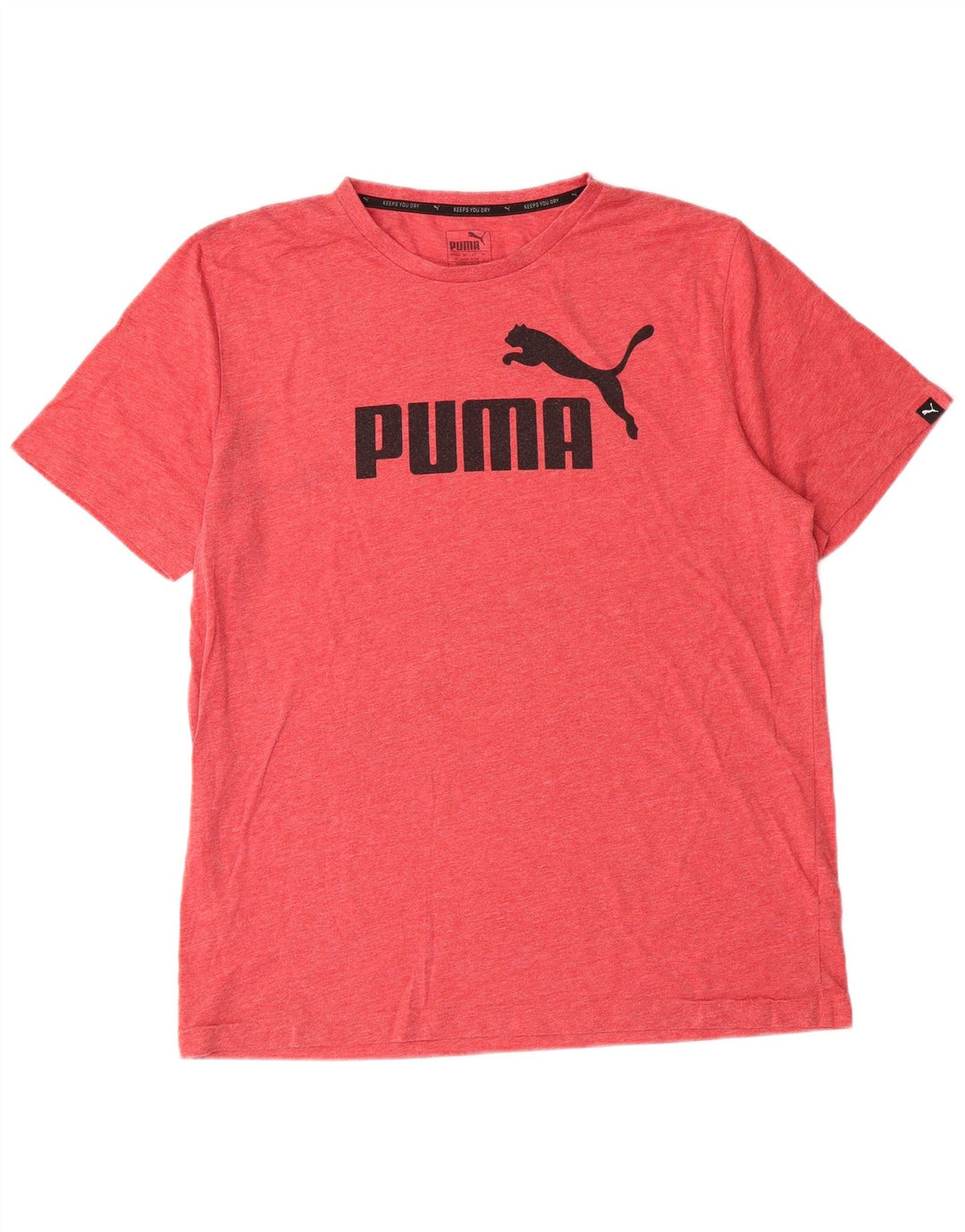 Puma Herre Grafisk T-Shirt Top Stor Pink