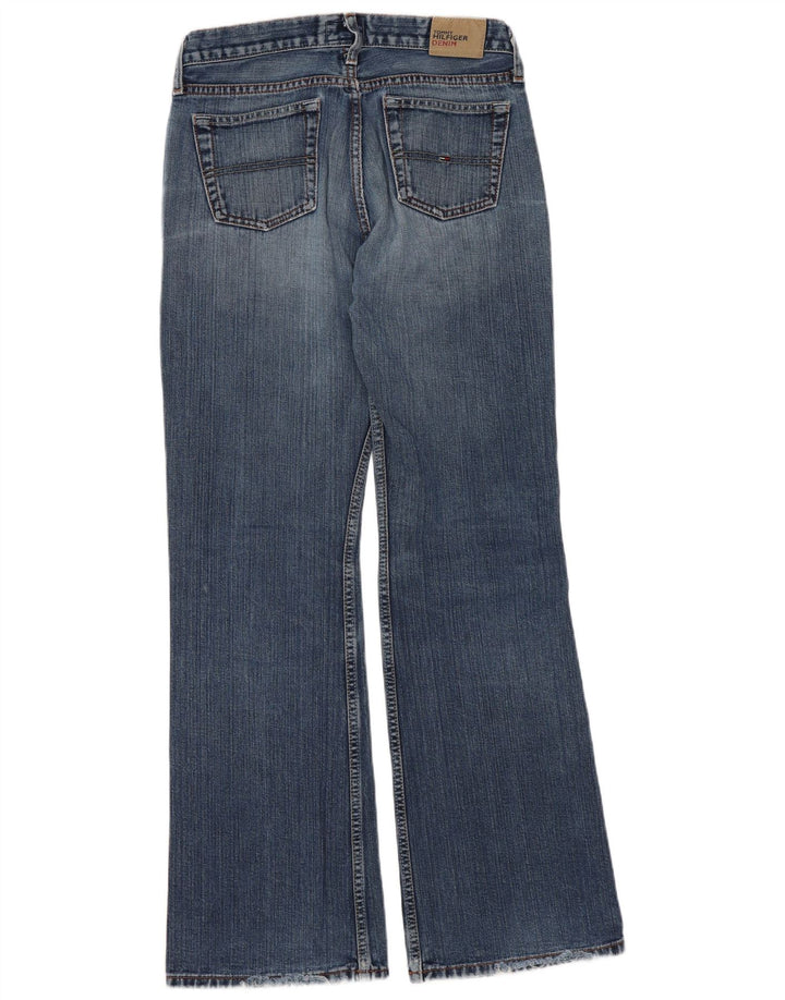 Tommy Hilfiger Dame Neo Flared Jeans W28 L30 Blå Bomuld