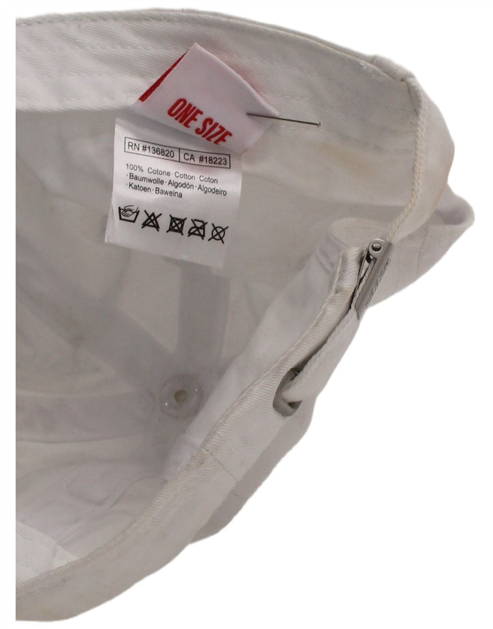 Kappa Herre grafisk baseballkasket One Size hvid bomuld