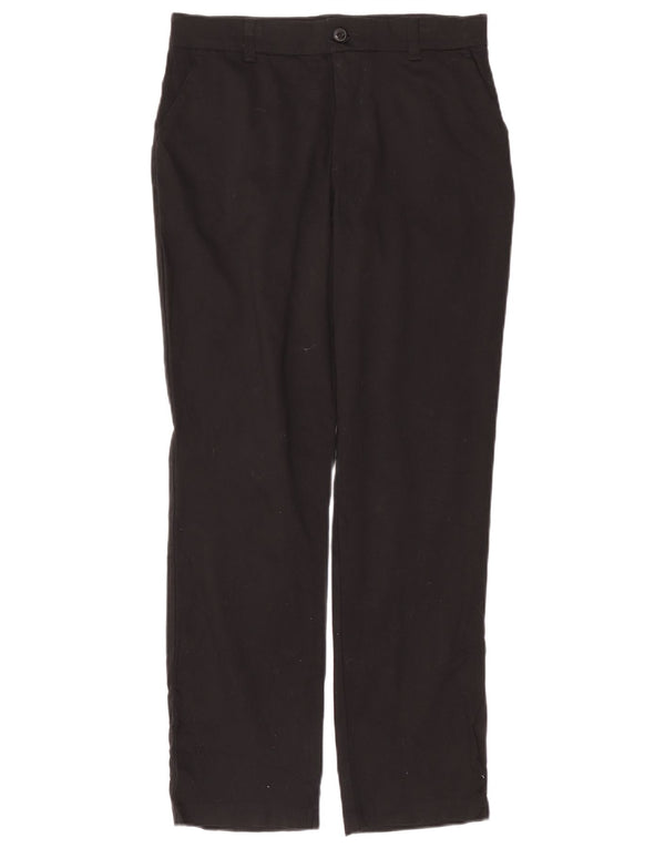 Lee Lige Chinobukser til kvinder US 10 Large W34 L30 Sort bomuld