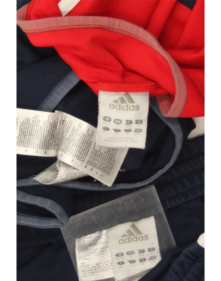 Adidas fuld træningsdragt til mænd UK 36/38 Small Navy Blue Colourblock Polyester
