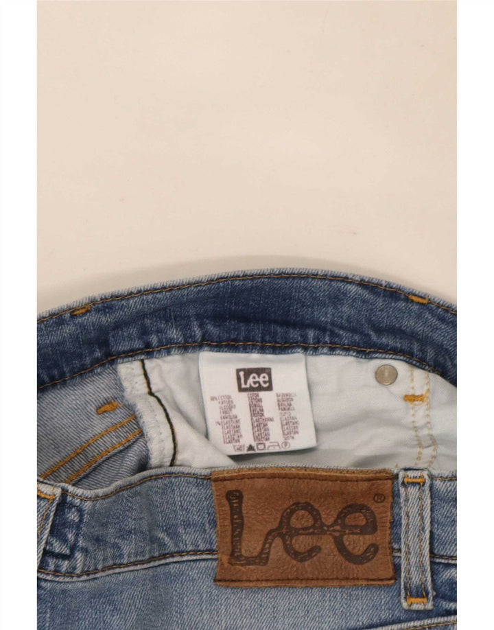 Lee Mens Brooklyn Straight Jeans W31 L27 Blå Bomuld