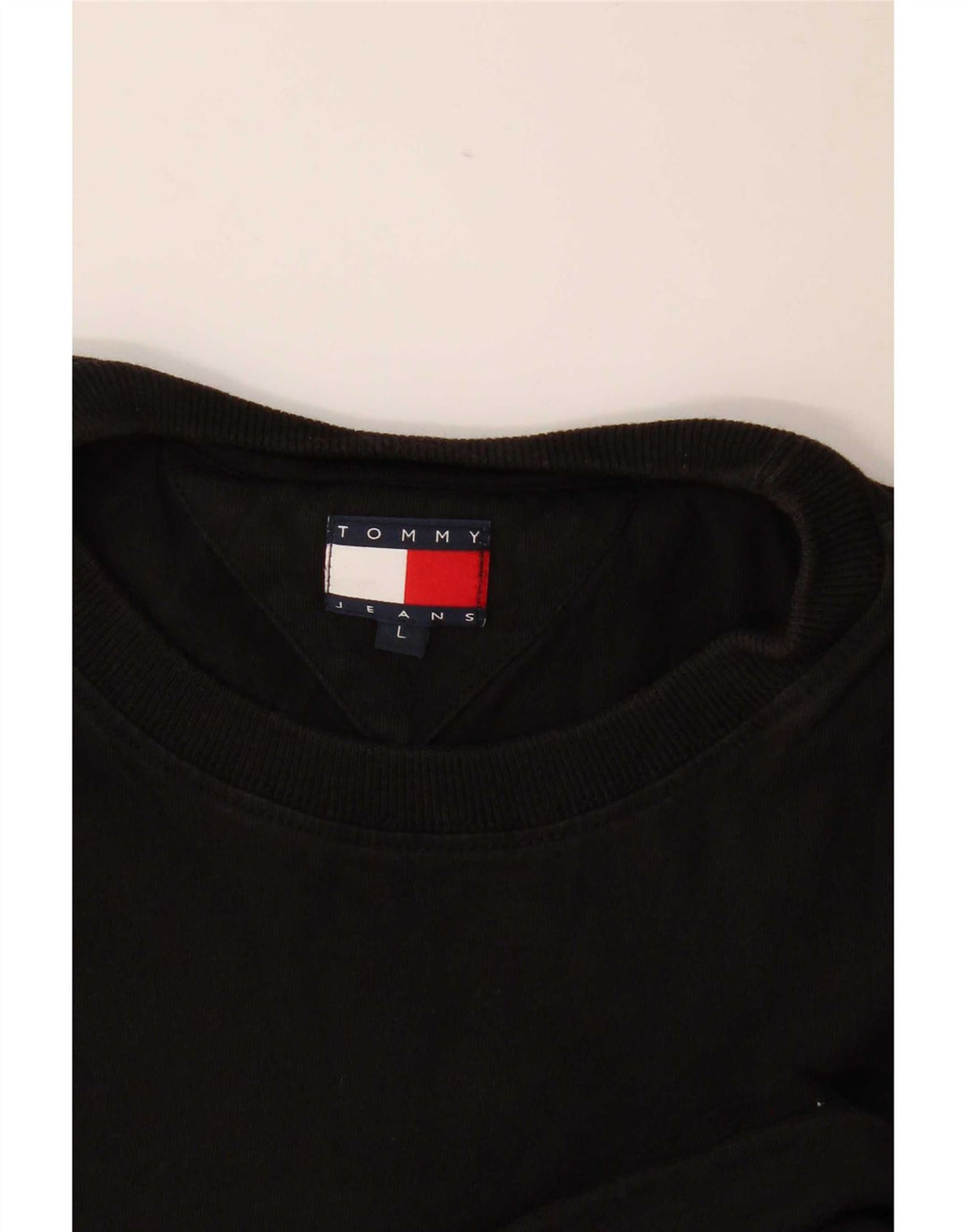 Tommy Hilfiger Herre T-Shirt Top Stor Sort