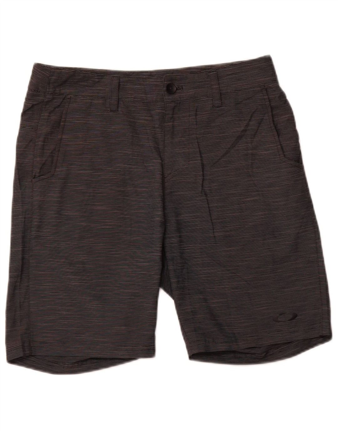 Oakley Herre Regular Fit Chino Shorts W30 Medium Grey Pinstripe Sports