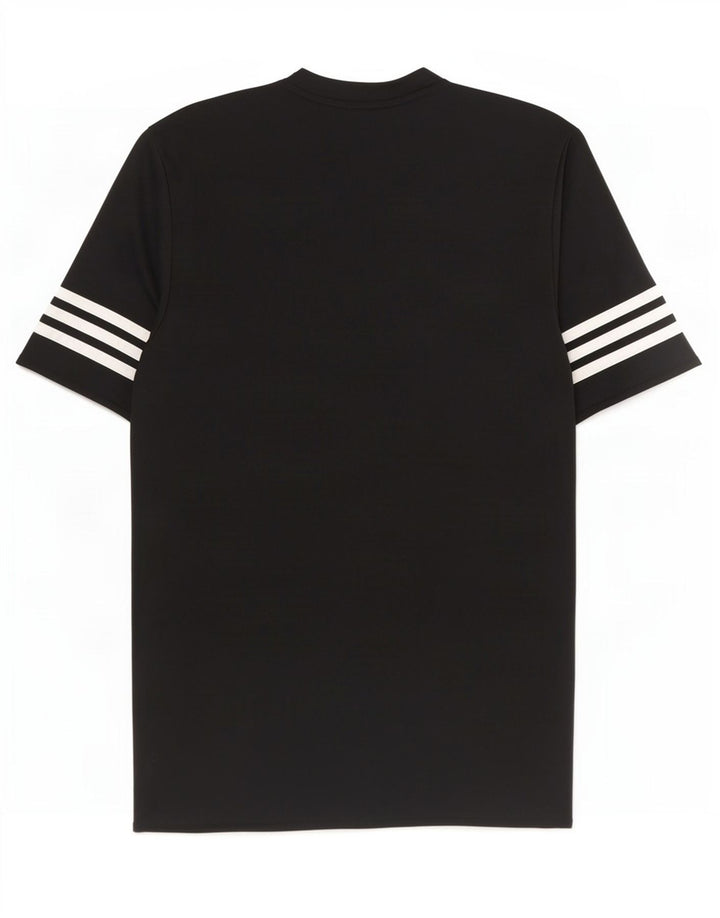 Adidas Herre Climalite T-Shirt Top Lille Sort Polyester
