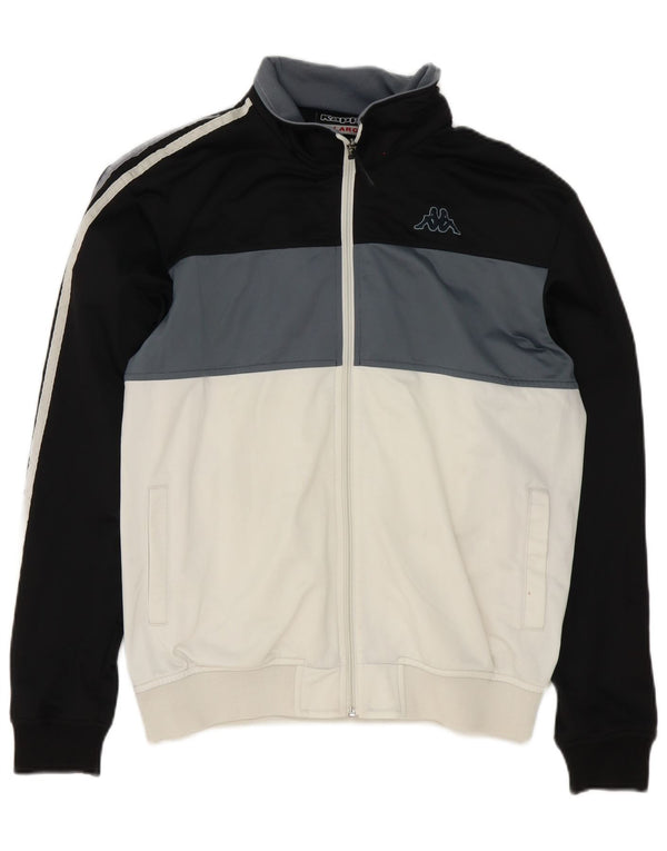 Kappa Træningsdragt til mænd Topjakke XL Hvid Colourblock Polyester