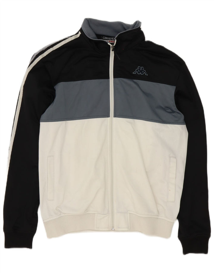Kappa Træningsdragt til mænd Topjakke XL Hvid Colourblock Polyester