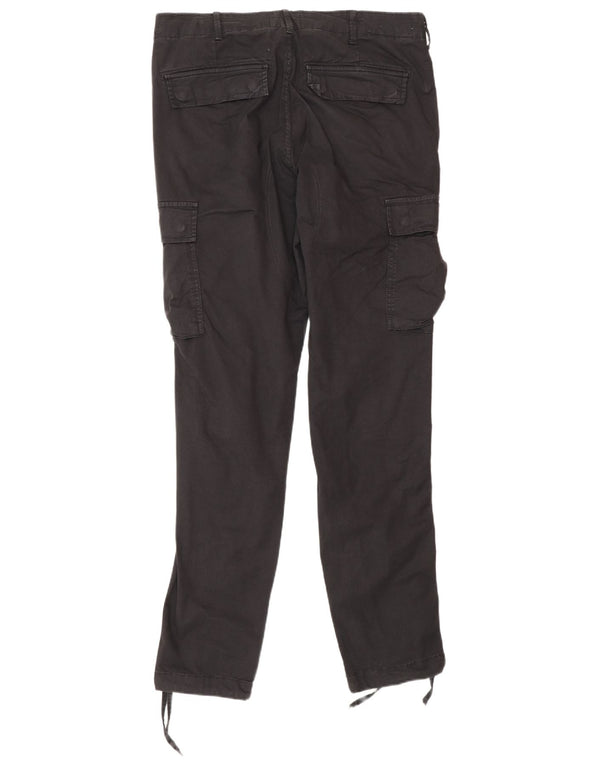 Jack & Jones Herre Slim Cargo Bukser W33 L34 Sort Bomuld