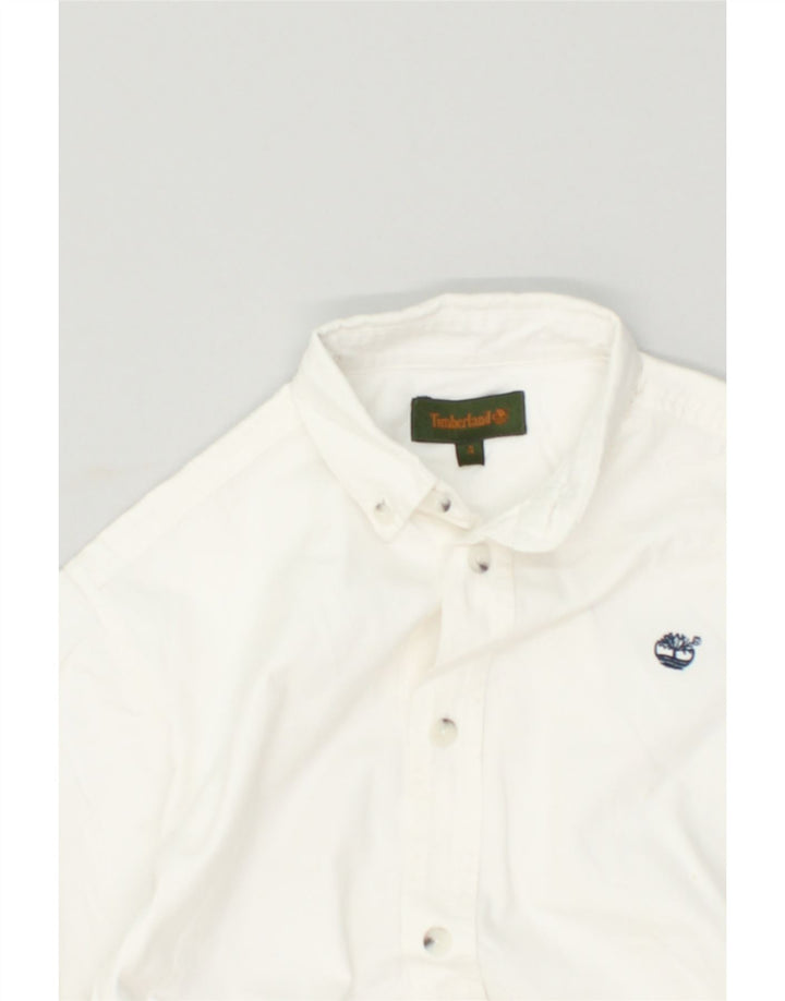 TIMBERLAND Boys Shirt 3-4 Years White | Vintage Timberland | Thrift | Second-Hand Timberland | Used Clothing | Messina Hembry 