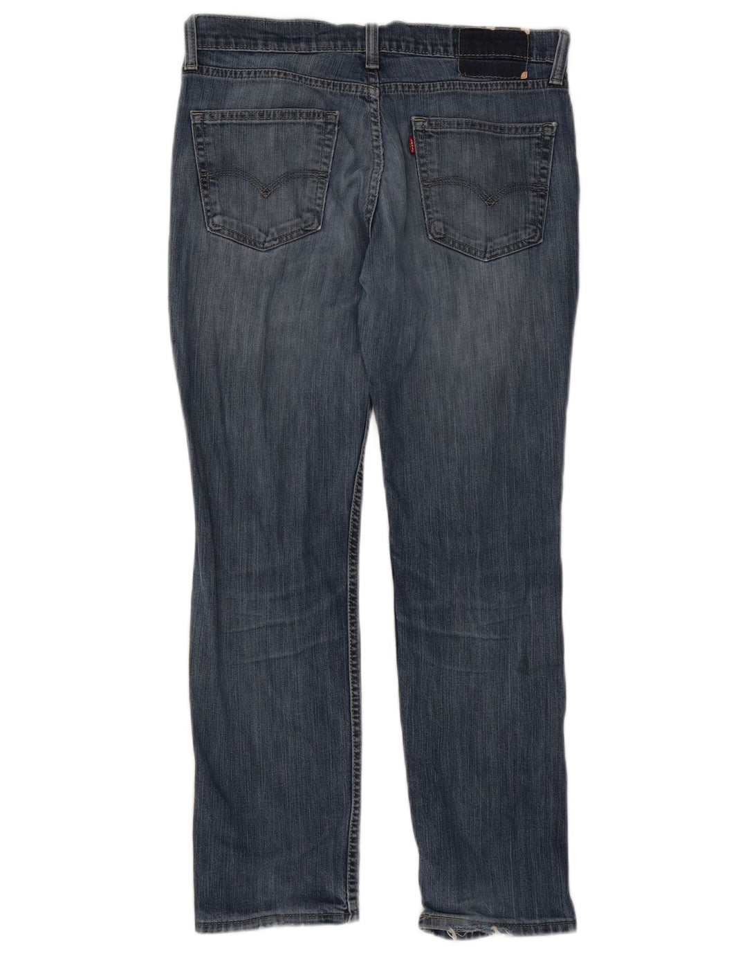 Levi's Straight Jeans til mænd W32 L30 blå bomuld