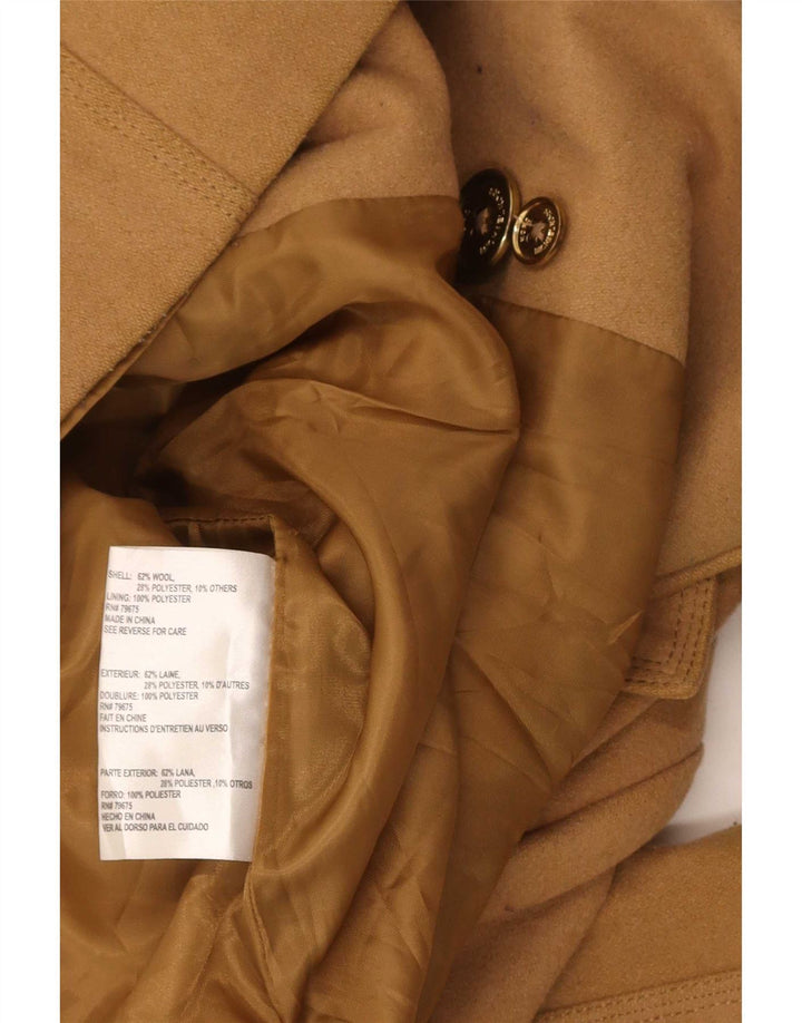 Michael Kors Womens Pea Coat US 10 Large Beige Uld