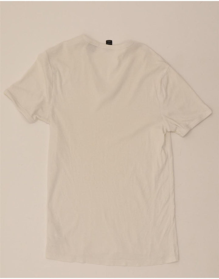 G-STAR Mens T-Shirt Top Medium White Cotton Vintage G-Star and Second-Hand G-Star from Messina Hembry 