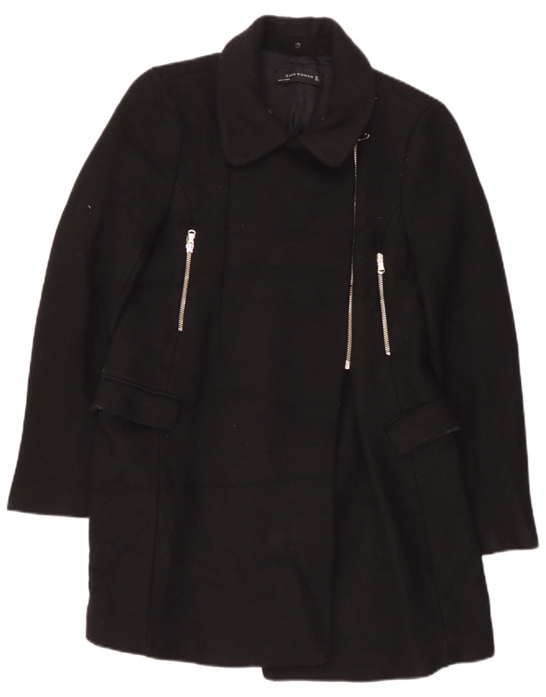 Zara Dame Overfrakke UK 14 Large Sort