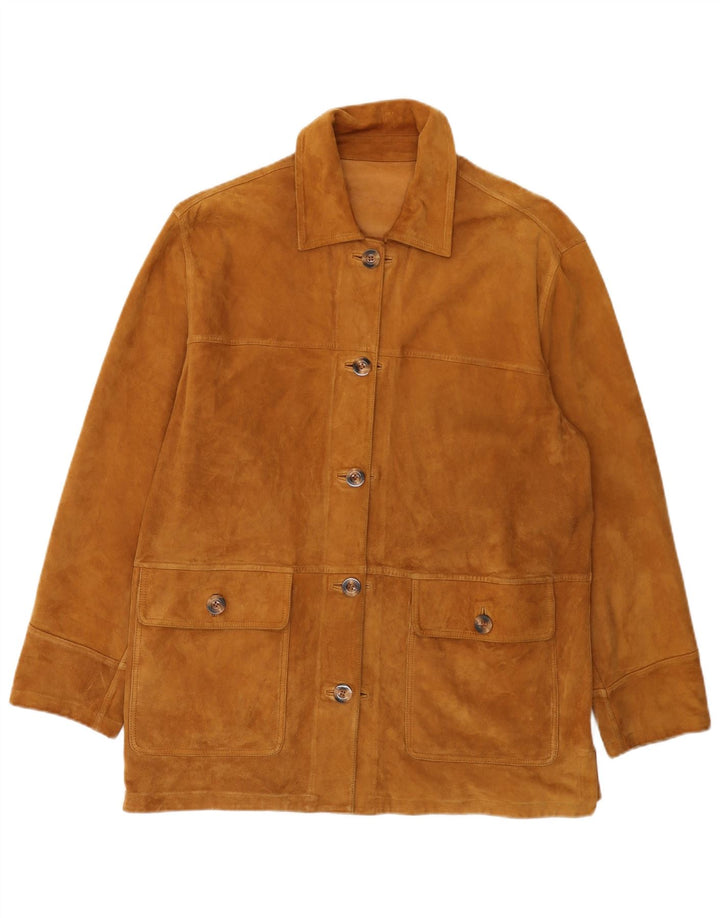 Vintage ruskindsfrakke til kvinder IT 52 XL Beige