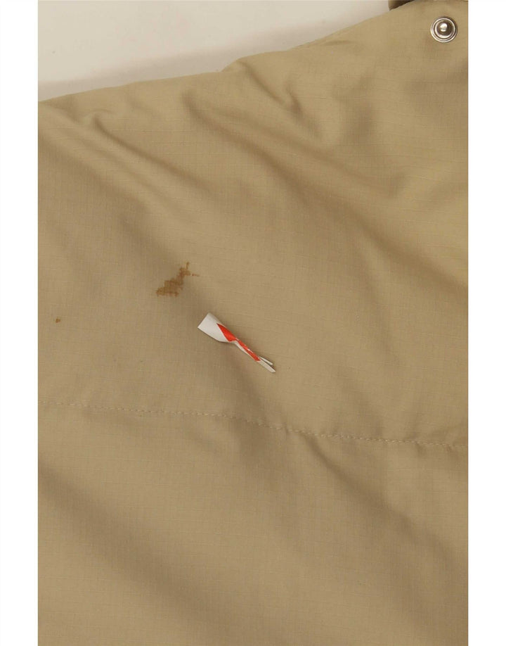 Fila Herre Polstret Frakke UK 40 Stor Beige Polyamid