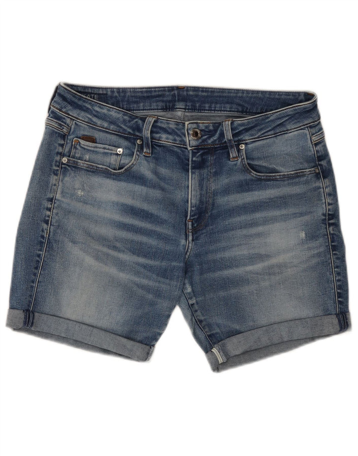 G-STAR Womens Boyfriend Denim Shorts W27 Små blå bomuld