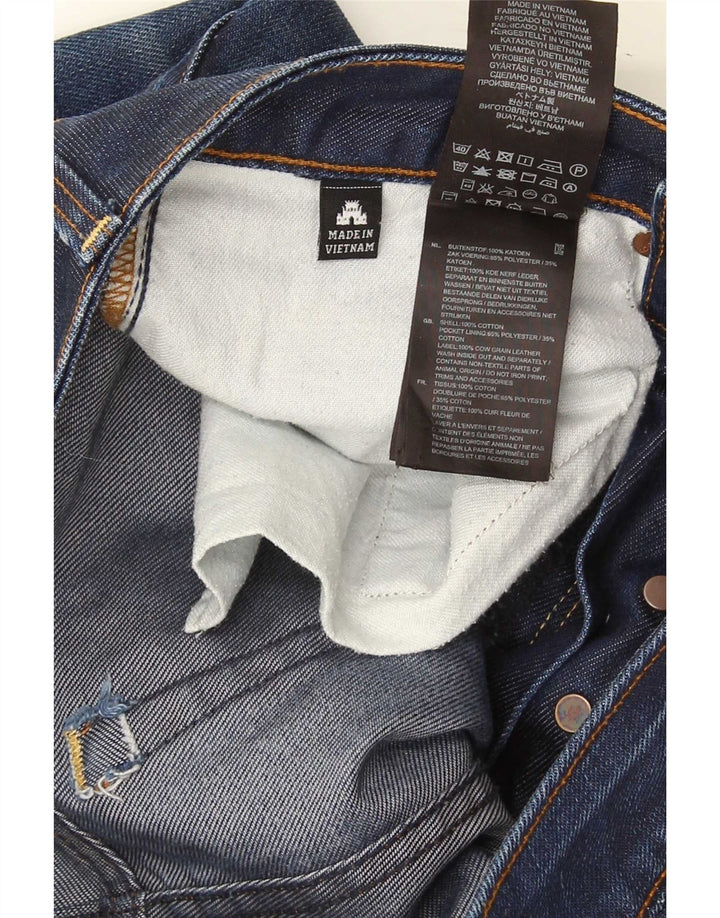 G-Star Herre 3301 Straight Jeans W30 L32 Blå Bomuld