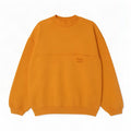 Vintage herre sweatshirt jumper stor gul bomuld