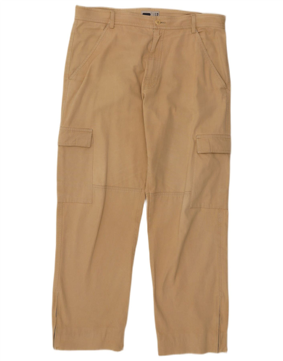 Fila Herre Straight Cargo Bukser W38 L29 Beige Bomuld